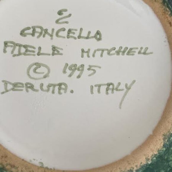 Cancello Green Lidded Bowls - Deruta Italy Dinnerware, Set of 4 - Picture 8 of 12